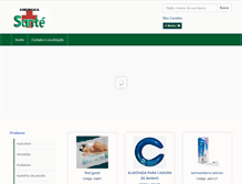 Tablet Screenshot of cirurgicasante.com.br